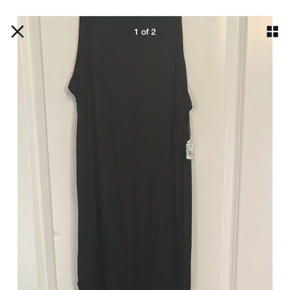 LollyWollyDoodle black maxi dress-xl